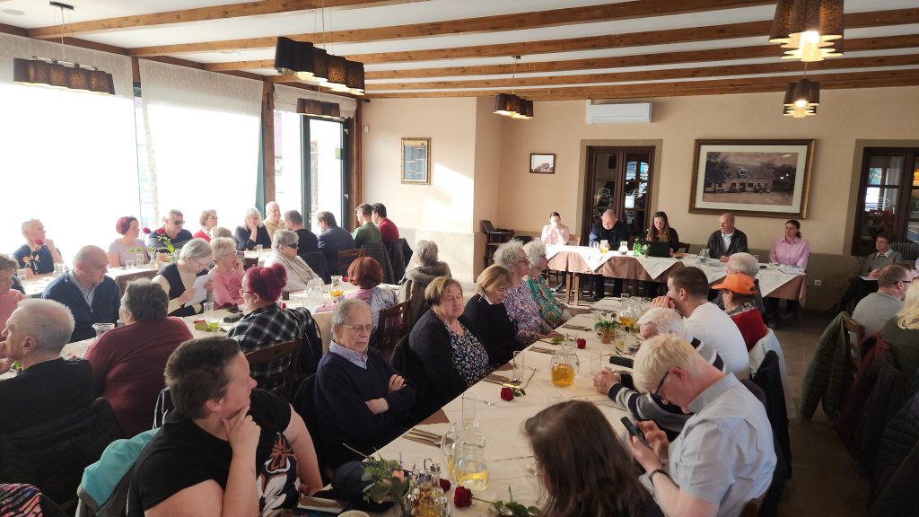 Zbrana množica prisotnih - Redni občni zbor MDSS LJ, Rogovilc Ljubljana, 25.3.2026
